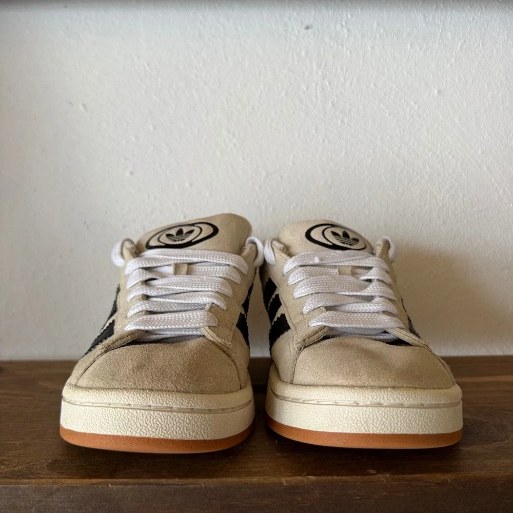 Adidas Sneakers Campus 00s Mens 6.5 Womens 7.5 Sand Core Black Gum Suede GY0042